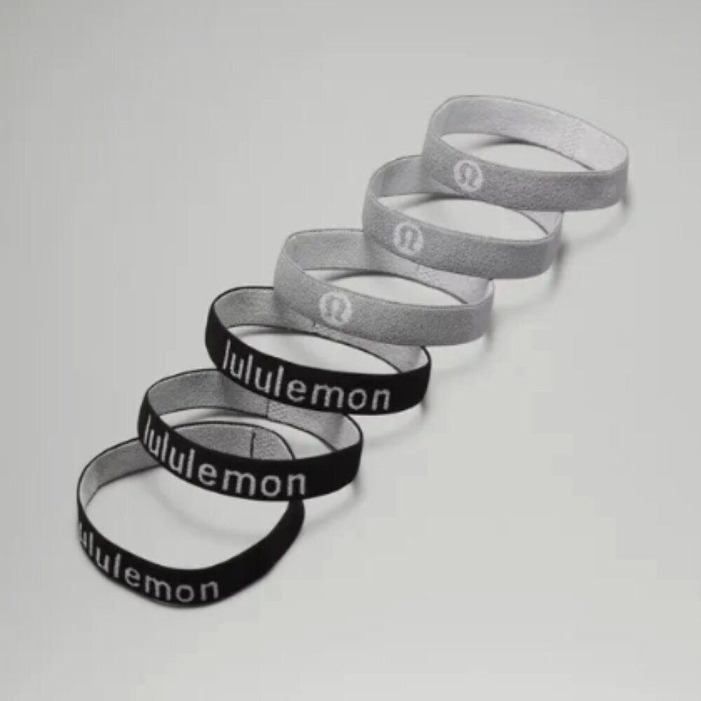 Lululemon Flat Hair Elastics